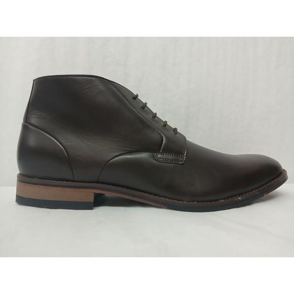 Clarks Bostonian Treymore Mid Brown Leather Chukka Boots‎ 26152549 Men\'s 12M main image 5